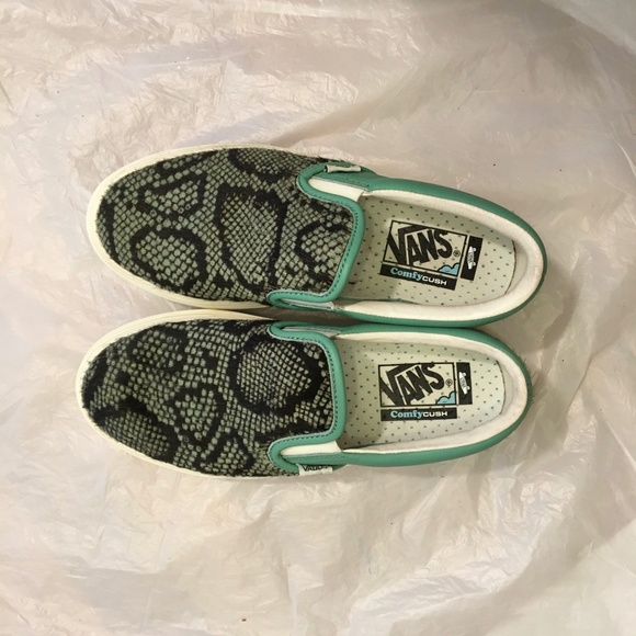 Vans Platform Super Comfy Cush Crème de Menthe Sneakers Shoes - Picture 4 of 7